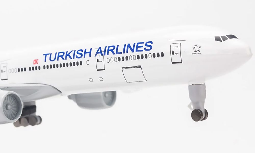 Mô hình Máy bay Turkish Airlines Boeing B777 20cm
